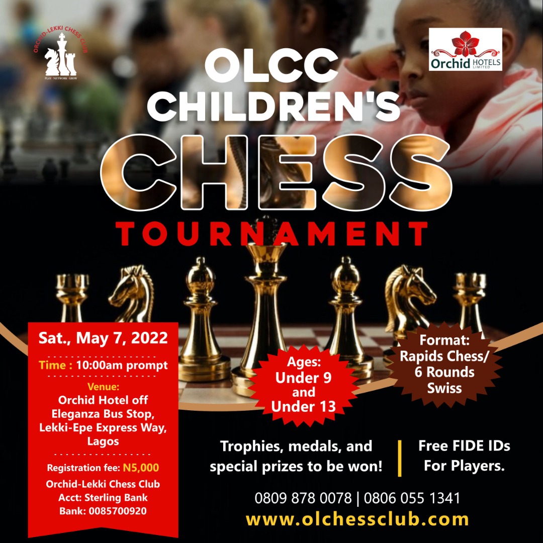 Tournoi d’échecs pour enfants de l’OLCC / OLCC children’s chess tournament